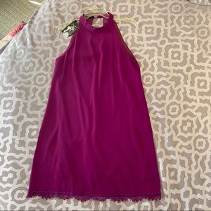BRAND NEW magenta halter dress